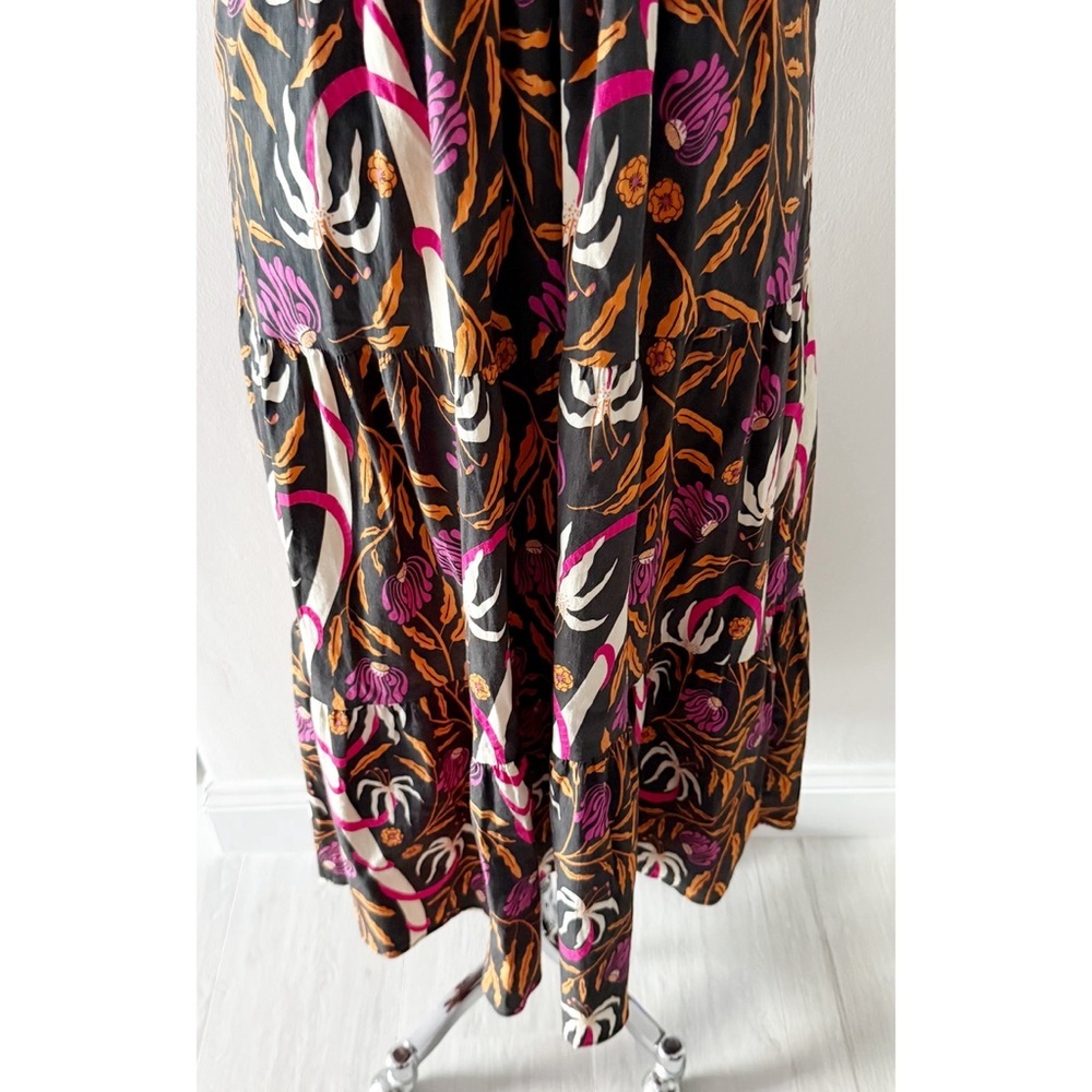 Sheridan French Eloise Maxi Dress in Botanical Black Multi Size Medium (M) - Picture 6 of 11